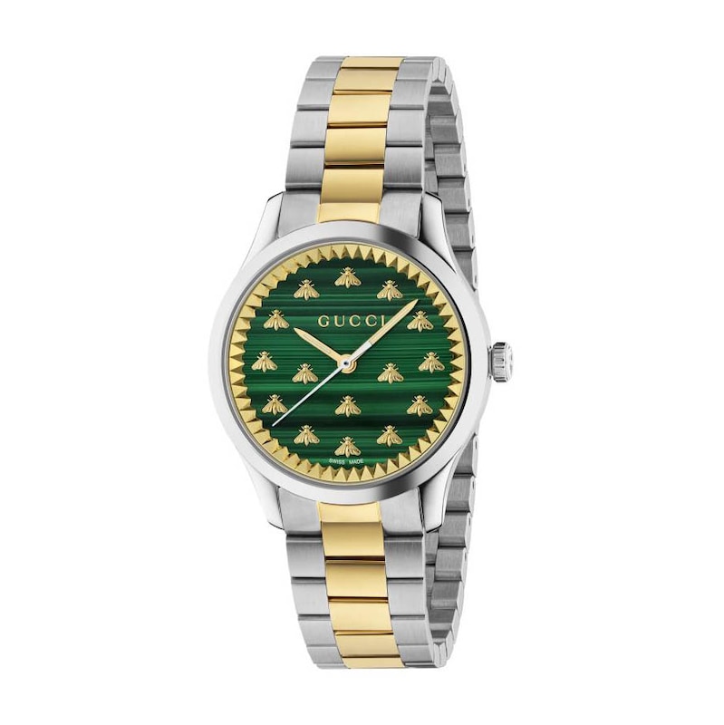 Main Image 1 of Gucci G-Timeless 34mm Two Tone Bracelet Watch