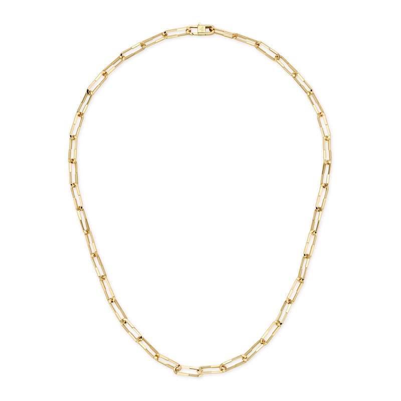 Gucci Link to Love 18ct Yellow Gold Chain Necklace | Ernest Jones