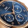 Thumbnail Image 4 of IWC Portugieser Men's 18ct Rose Gold & Blue Alligator Leather Strap Watch