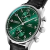 Thumbnail Image 3 of IWC Portugieser Men's Green Dial & Black Alligator Leather Strap Watch