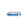 Thumbnail Image 0 of Michael Kors Brilliance Silver Blue CZ Ring (Size L)