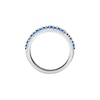 Thumbnail Image 2 of Michael Kors Brilliance Silver Blue CZ Ring (Size S)