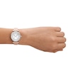 Thumbnail Image 4 of Emporio Armani Ladies' Pink Leather Strap Watch