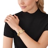 Thumbnail Image 3 of Michael Kors Mini Lock Ladies' Chain Gold-Tone Bracelet Watch