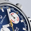 Thumbnail Image 7 of Certina DS-2 Chronograph Automatic Men's Blue Leather Strap Watch