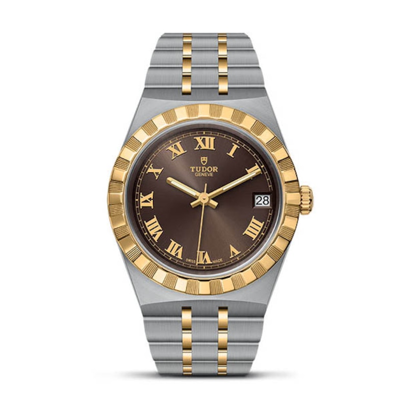 Main Image 1 of Tudor Royal 34mm Ladies' 18ct Yellow Gold & Steel Watch