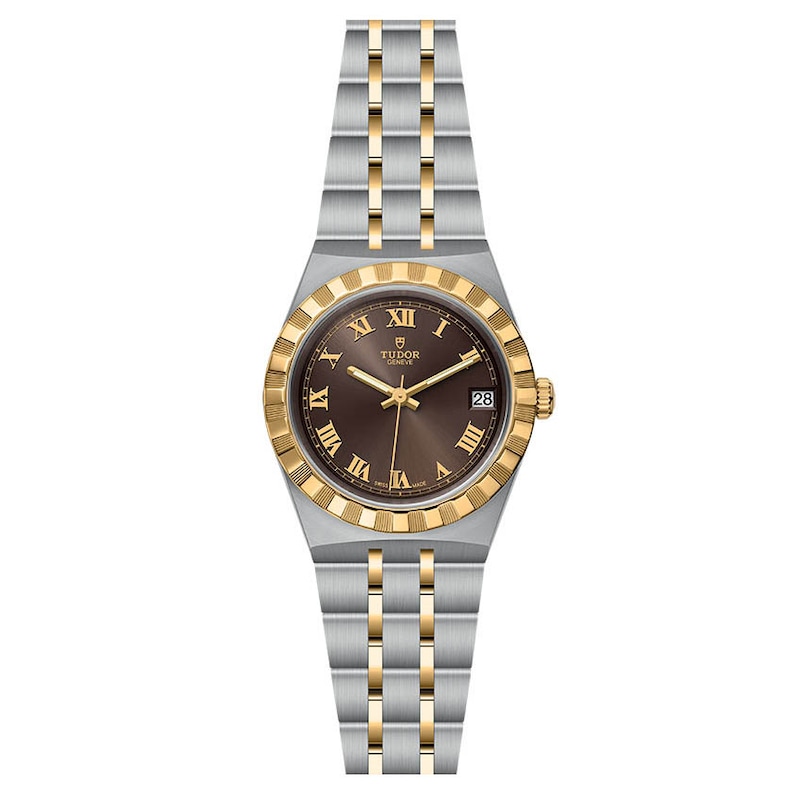 Main Image 2 of Tudor Royal 34mm Ladies' 18ct Yellow Gold & Steel Watch