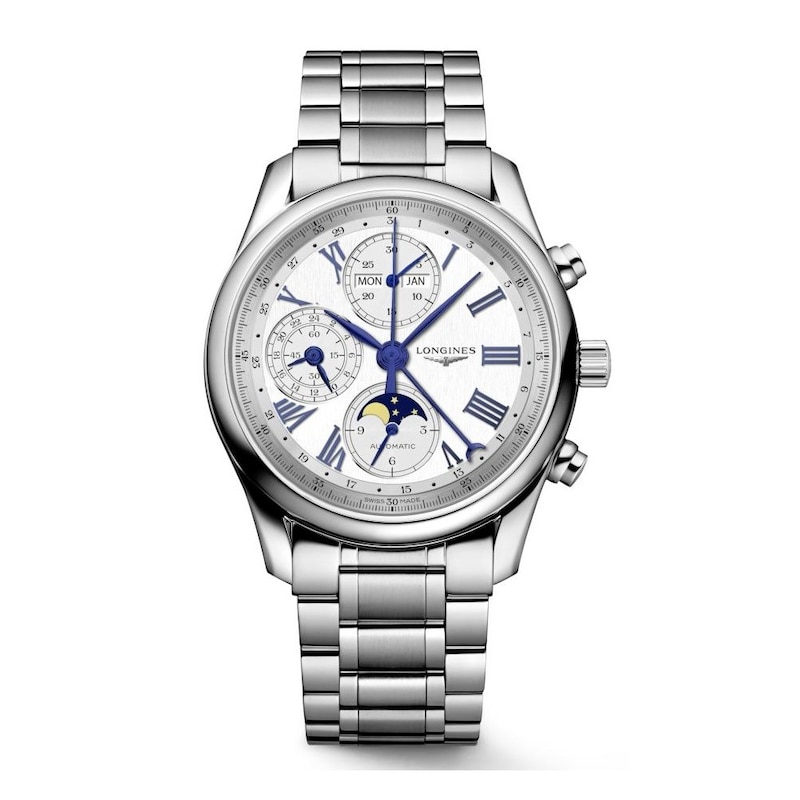 Main Image 1 of Longines Master Collection Men's Silver Dial & Stainless Steel Bracelet Watch