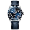 Thumbnail Image 1 of Longines Spirit Men's Blue Dial & Leather Strap Watch