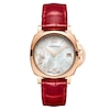 Thumbnail Image 0 of Panerai Luminor Due Goldtech Madreperla Ladies' Red Leather Strap Watch