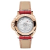 Thumbnail Image 1 of Panerai Luminor Due Goldtech Madreperla Ladies' Red Leather Strap Watch