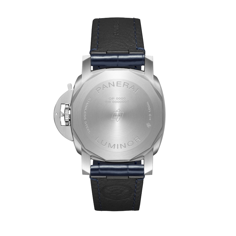 Panerai Luminor Quaranta 40mm Men's Blue Dial & Leather Strap Watch