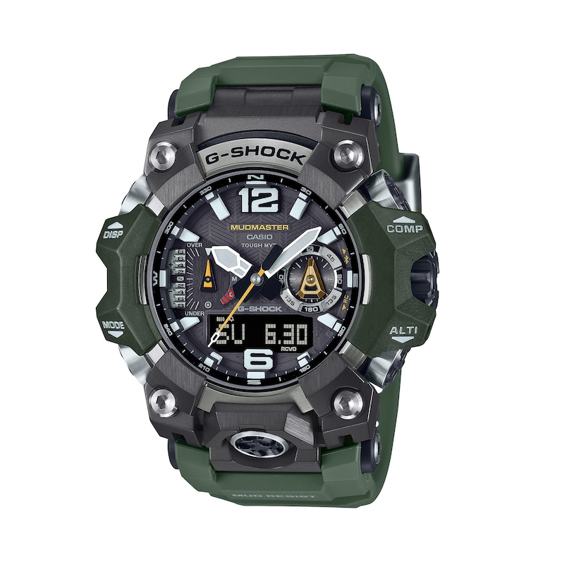 G-Shock GWG-B1000-3AER Men's Carbon Core & Green Resin Strap Watch