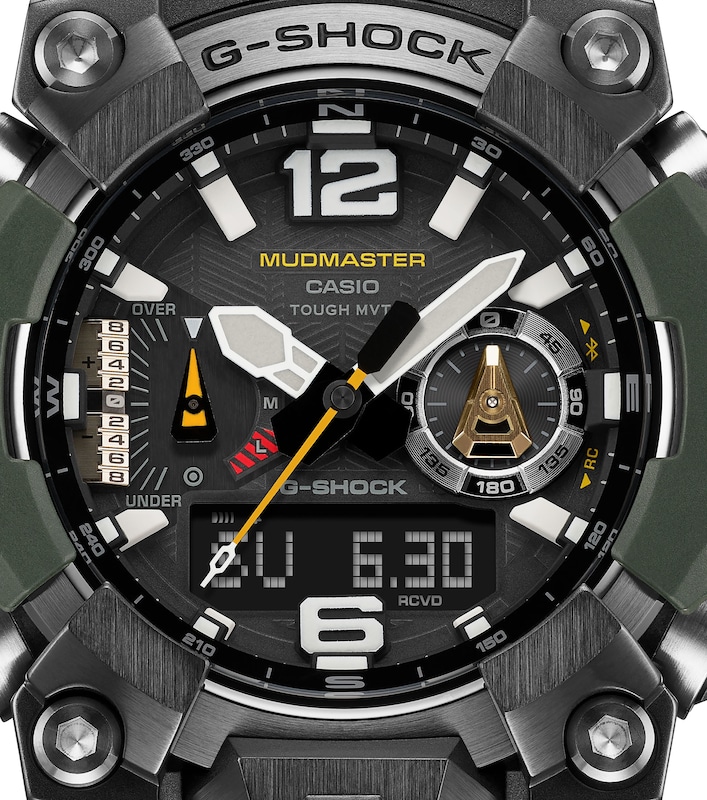 G-Shock GWG-B1000-3AER Men's Carbon Core & Green Resin Strap Watch