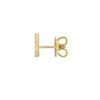 Thumbnail Image 1 of Gucci Interlocking 18ct Yellow Gold Diamond Stud Earrings