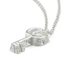 Thumbnail Image 2 of Gucci GG Marmont Sterling Silver Key Pendant Necklace