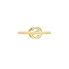 Thumbnail Image 2 of Gucci Interlocking Diamond & 18ct Yellow Gold Ring Size N-O