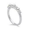 Thumbnail Image 1 of Yoko London Eclipse 18ct White Gold Akoya Pearl 0.19ct Diamond Ring