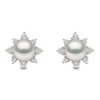 Thumbnail Image 0 of Yoko London Trend 18ct White Gold Freshwater Pearl 0.30ct Diamond Earrings