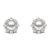 Thumbnail Image 1 of Yoko London Trend 18ct White Gold Freshwater Pearl 0.24ct Diamond Earrings