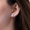 Thumbnail Image 4 of Yoko London Trend 18ct White Gold Freshwater Pearl 0.24ct Diamond Earrings