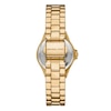 Thumbnail Image 2 of Michael Kors Lennox Ladies' Green Dial & Gold Tone Steel Bracelet Watch