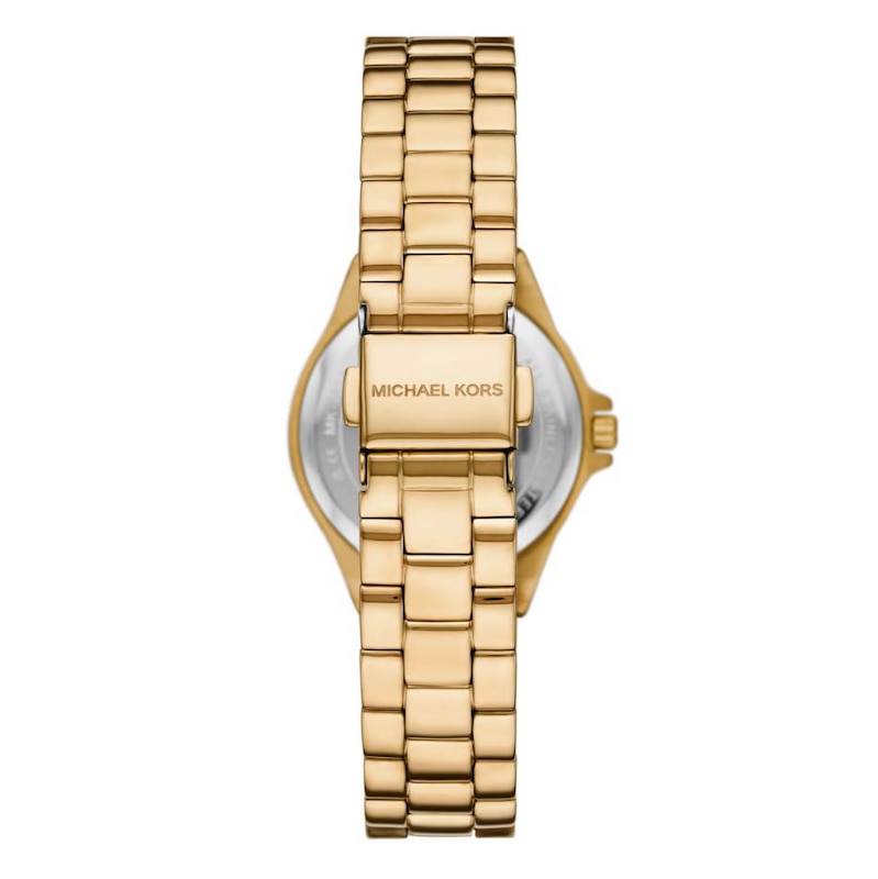 Main Image 2 of Michael Kors Lennox Ladies' Green Dial & Gold Tone Steel Bracelet Watch