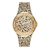 Thumbnail Image 0 of Michael Kors Lennox Cheetah Print Gold-Tone Stainless Steel Watch