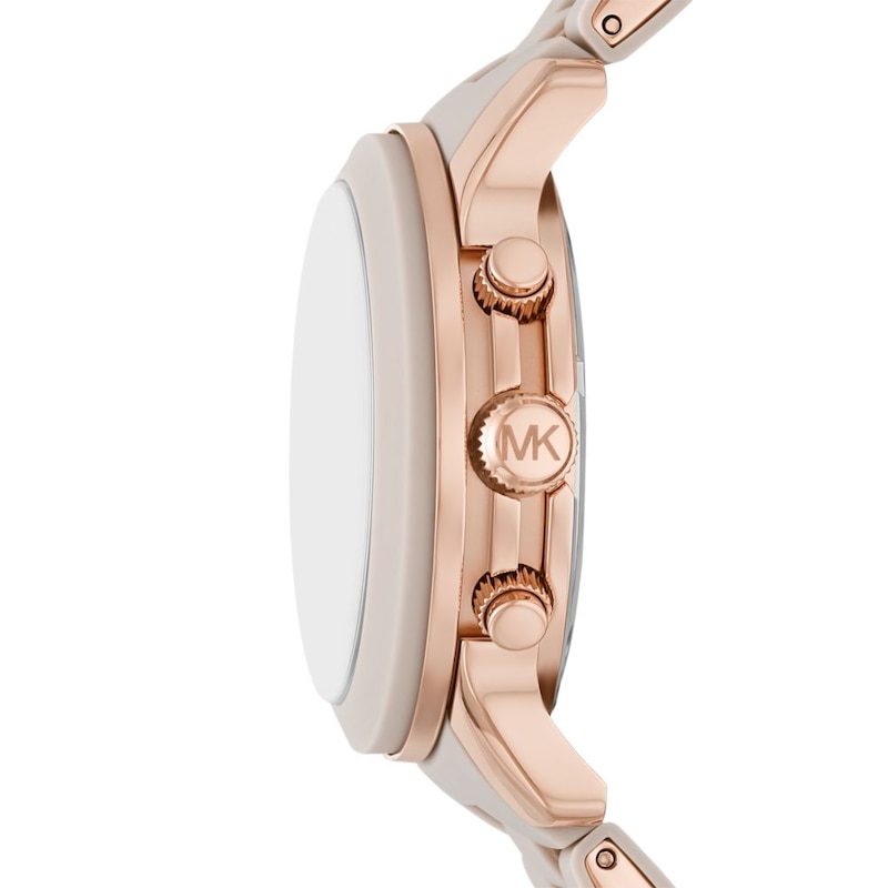 Main Image 3 of Michael Kors Runway Ladies'  Rose Gold Tone Case & Grey Dial Bracelet Watch