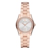 Thumbnail Image 1 of Emporio Armani Ladies' Silver Dial & Rose-Tone Bracelet Watch