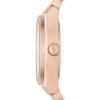 Thumbnail Image 3 of Emporio Armani Ladies' Silver Dial & Rose-Tone Bracelet Watch