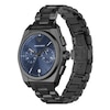 Thumbnail Image 3 of Emporio Armani Men's Blue Dial & Gunmetal Stainless Steel Bracelet Watch