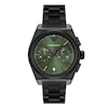 Thumbnail Image 1 of Emporio Armani Men's Chronograph Green Dial & Black Stainless Steel Watch