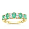 Thumbnail Image 0 of 18ct Yellow Gold 0.20ct Diamond Oval Cut Eternity Ring