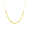 Thumbnail Image 0 of 9ct Yellow Gold Diamond Cut Bead Station Necklace