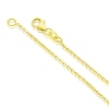 Thumbnail Image 2 of 9ct Yellow Gold Diamond Cut Bead Station Necklace