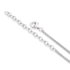 Thumbnail Image 2 of Sterling Silver Pave Cubic Zirconia Disc Pendant Necklace