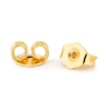 Thumbnail Image 2 of 9ct Yellow Gold Rope Twist Open Circle Stud Earrings