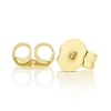 Thumbnail Image 2 of 9ct Yellow Gold Polish & Rope Circle Stud Earrings