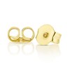 Thumbnail Image 2 of 9ct Yellow Gold Cubic Zirconia Double Circle Earrings