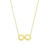 Thumbnail Image 0 of 9ct Yellow Gold Eternity Symbol Necklace