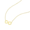 Thumbnail Image 1 of 9ct Yellow Gold Eternity Symbol Necklace