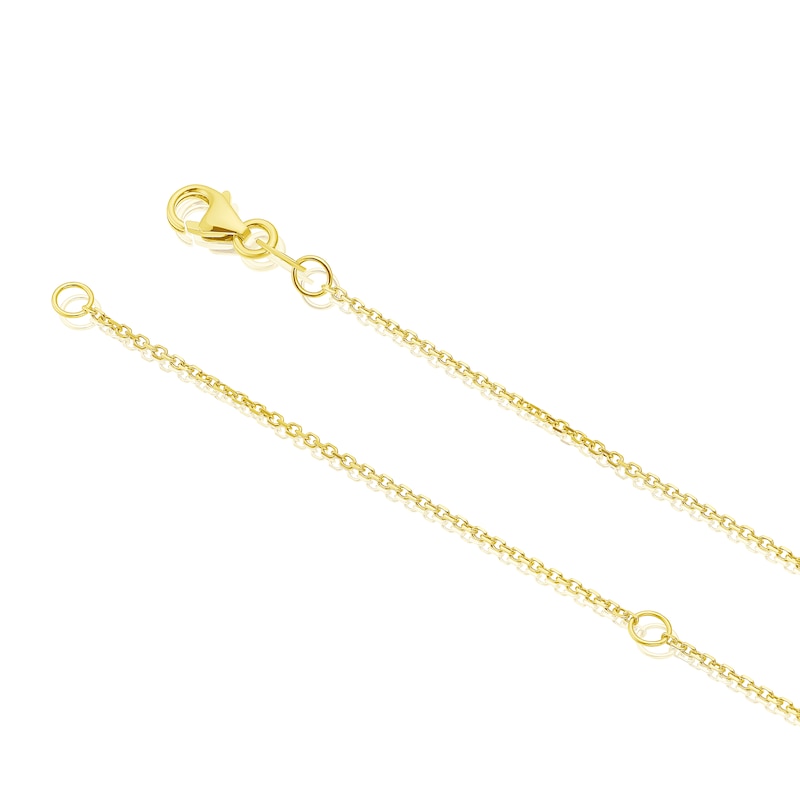9ct Yellow Gold Eternity Symbol Necklace