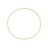 Thumbnail Image 1 of 9ct Yellow Gold Polish & Texture Oval Link Chain Necklace