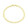 Thumbnail Image 0 of 9ct Yellow Gold Braided Herringbone Chain Bracelet