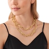 Thumbnail Image 2 of Michael Kors Statement Link MK 14ct Gold Plated Silver Overlap Chain Necklace