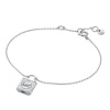 Thumbnail Image 0 of Michael Kors Sterling Silver Cubic Zirconia Pave Padlock Bracelet