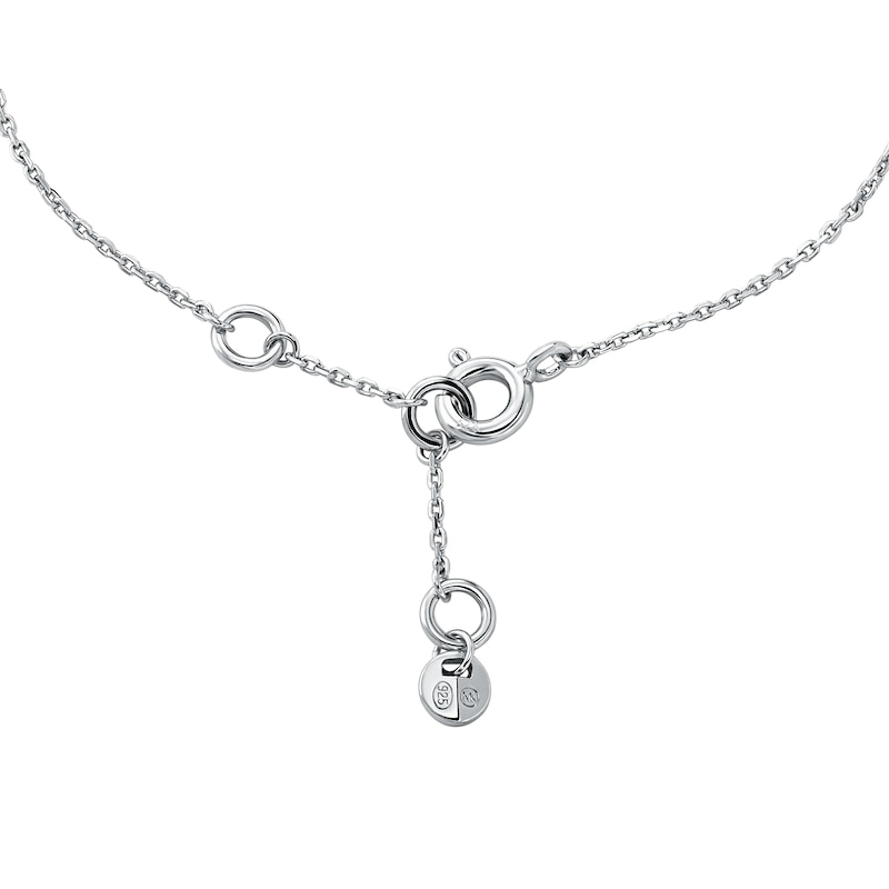 Michael Kors Sterling Silver Cubic Zirconia Pave Padlock Bracelet
