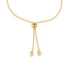 Thumbnail Image 1 of Michael Kors Brilliance 14ct Gold Plated Silver Cubic Zirconia Chain Slider Bracelet