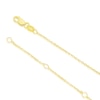 Thumbnail Image 2 of 9ct Yellow Gold Diamond Cut Mini Bead Necklace